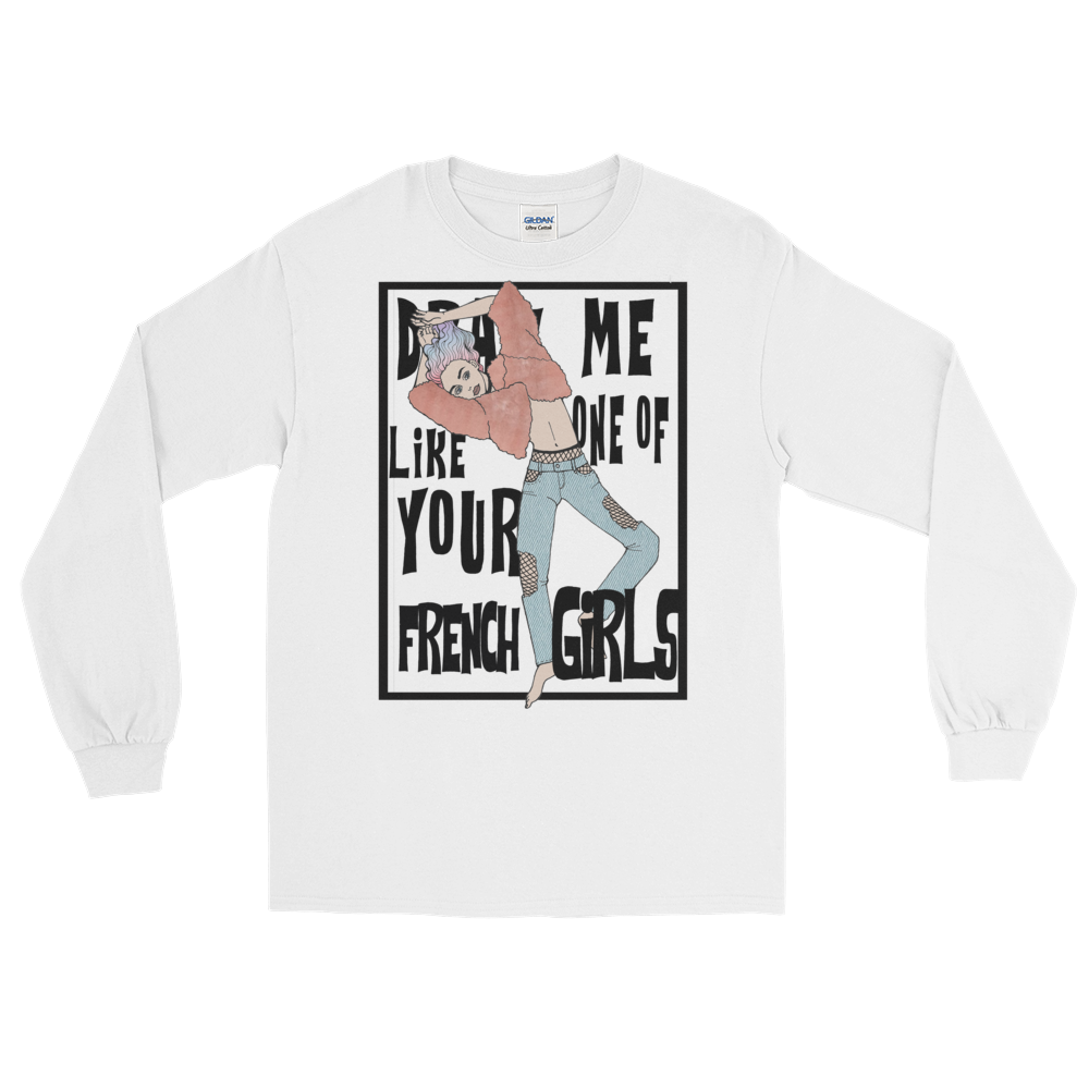Peach Brain French Girls Long Sleeve