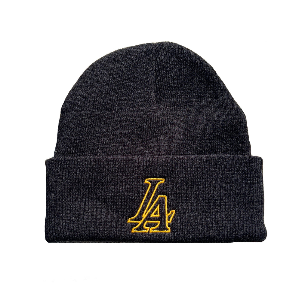 LA Champs Midnight Black Beanie