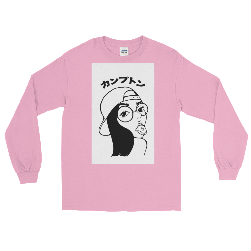 Peach Brain "Compton" in Japanese Longsleeve