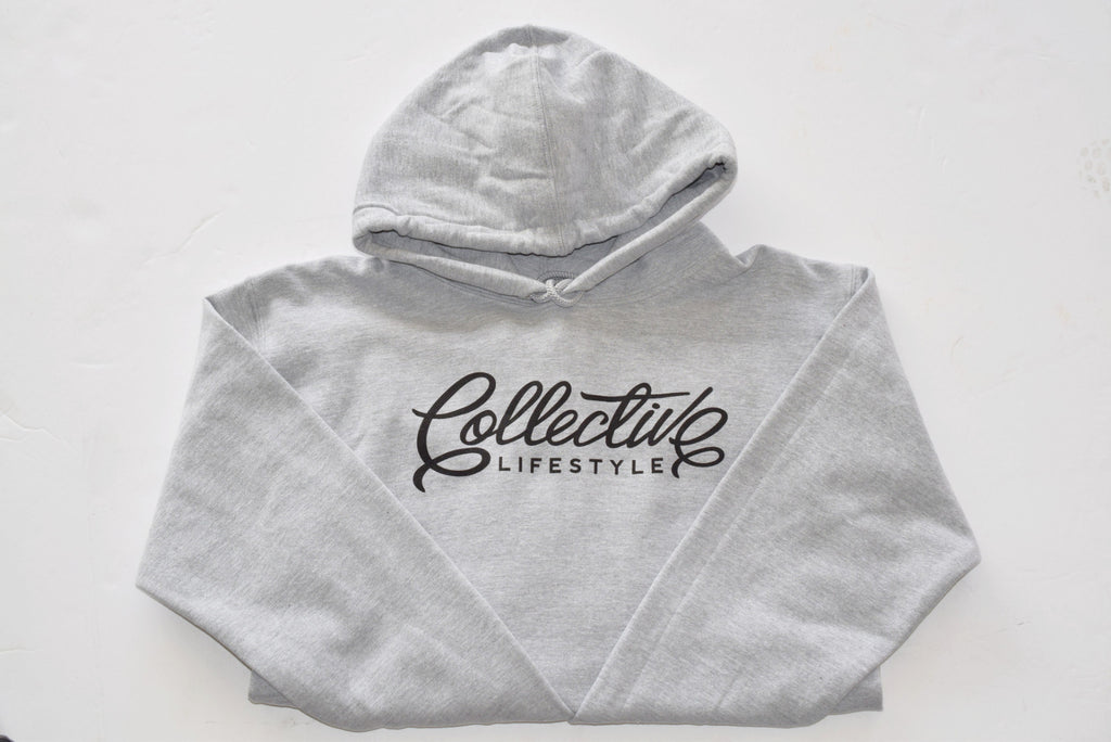Collective Lifestyle Athletic Heather Script Hoodie