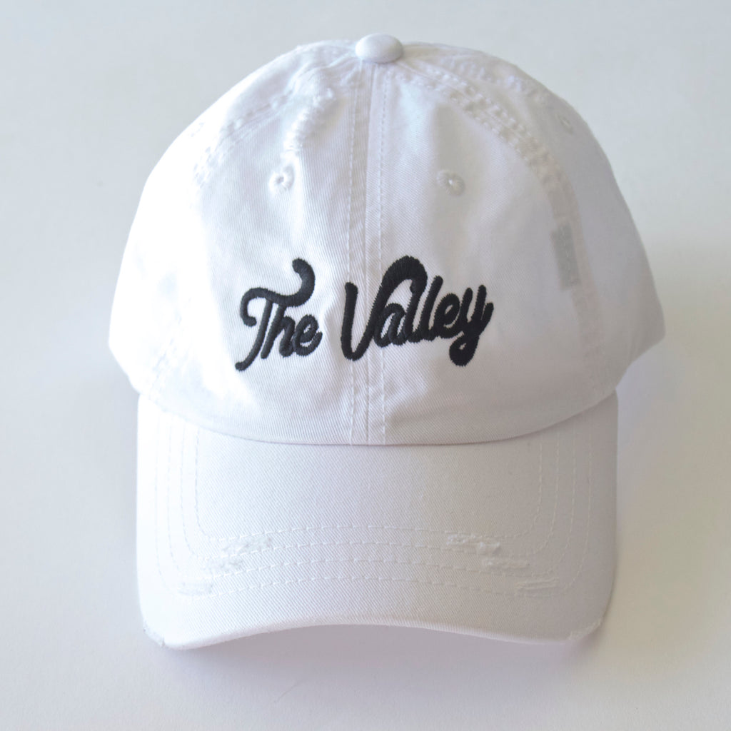 The Valley Dad Hat White