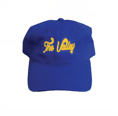 LA Rams Valley Blue Hat / Yellow Thread Colorway Superbowl Edition