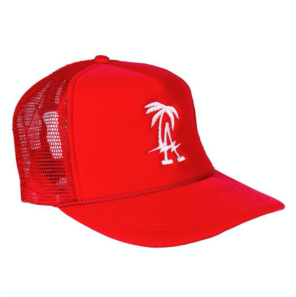 LA Red Trucker Hat