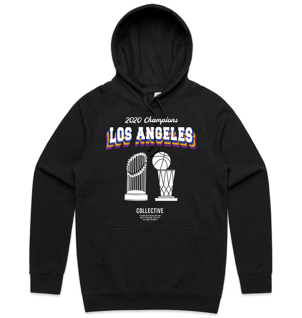Lakers and Dodgers Titles 2020 Championship Hoodie Sweater Black