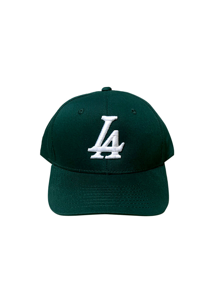 Collective LA Classic Snapback Hat Forest Green