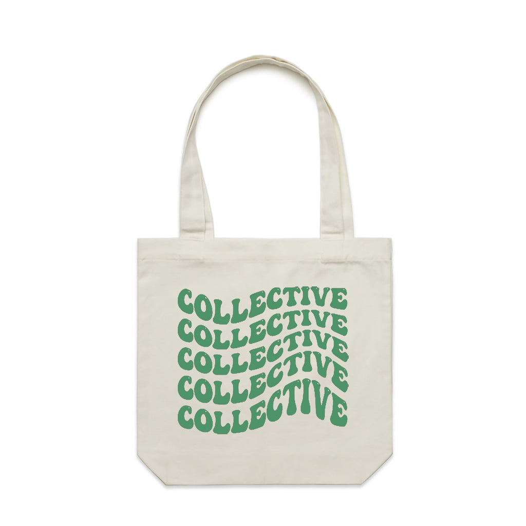 Collective 4/20 Green & Cream Tote Bag